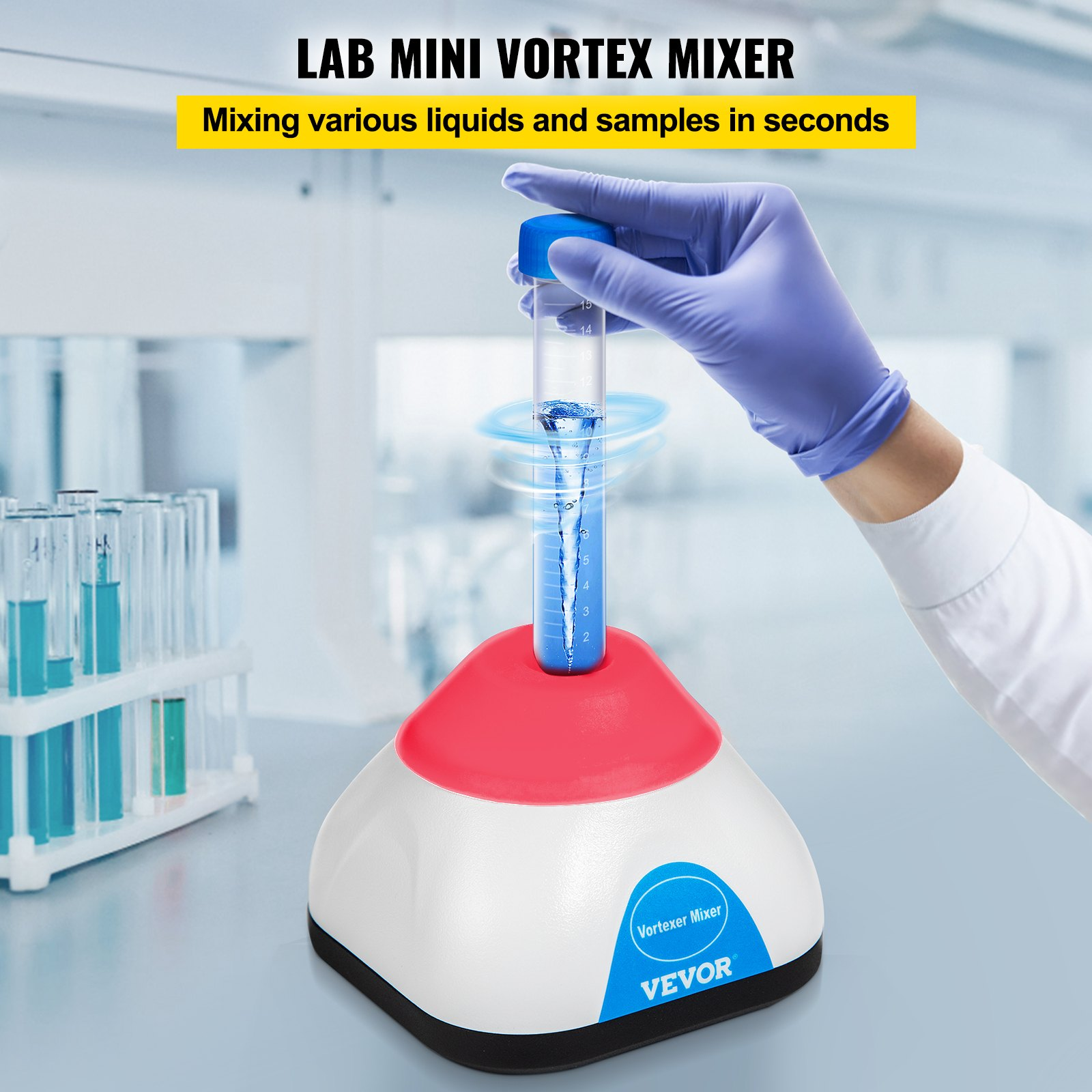 Vortex Mixer, 3000RPM Mini Vortex Mixer Shaker, Paint