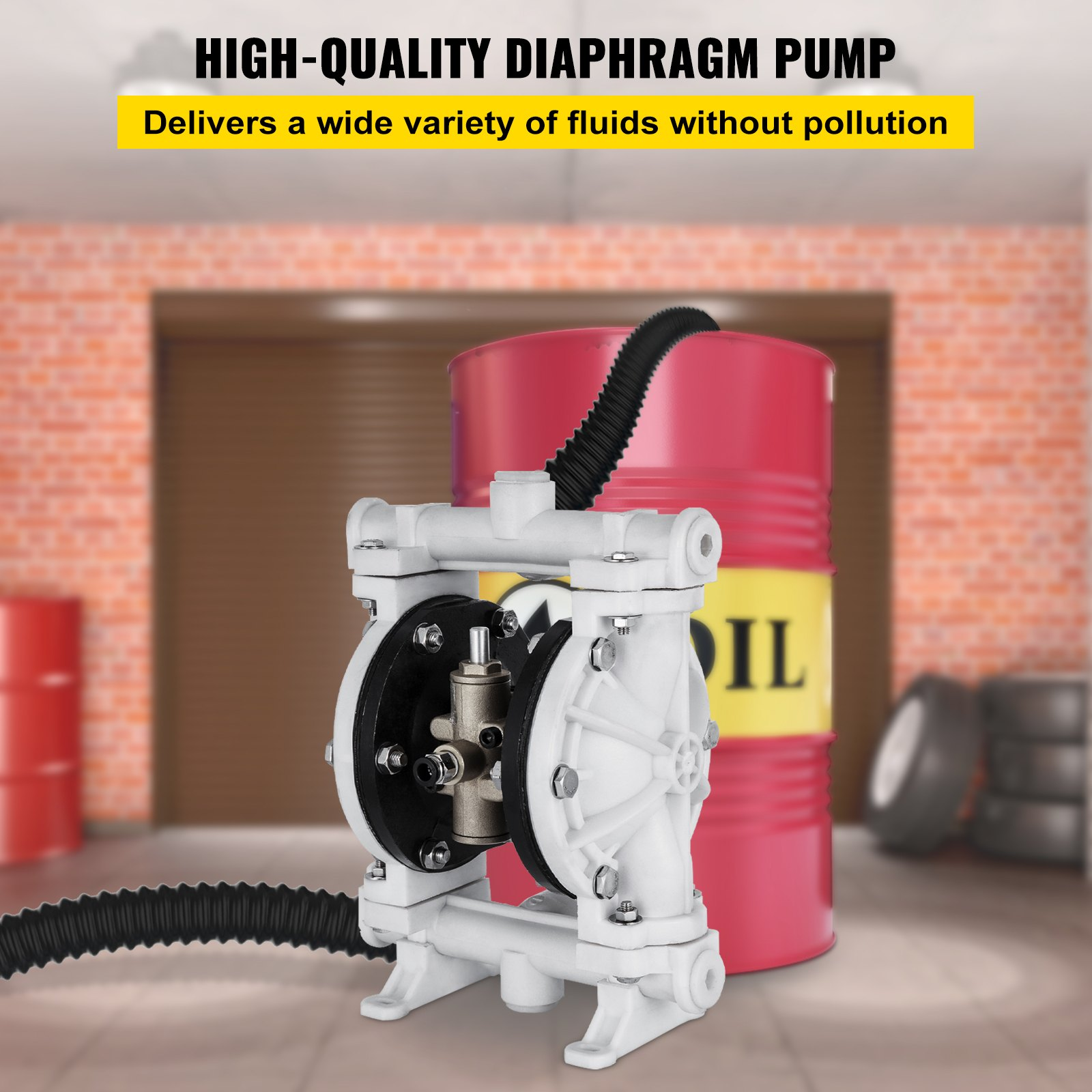 Air-Operated Double Diaphragm Pump, Oil & Low Viscosity Fluids 429 429 429 429