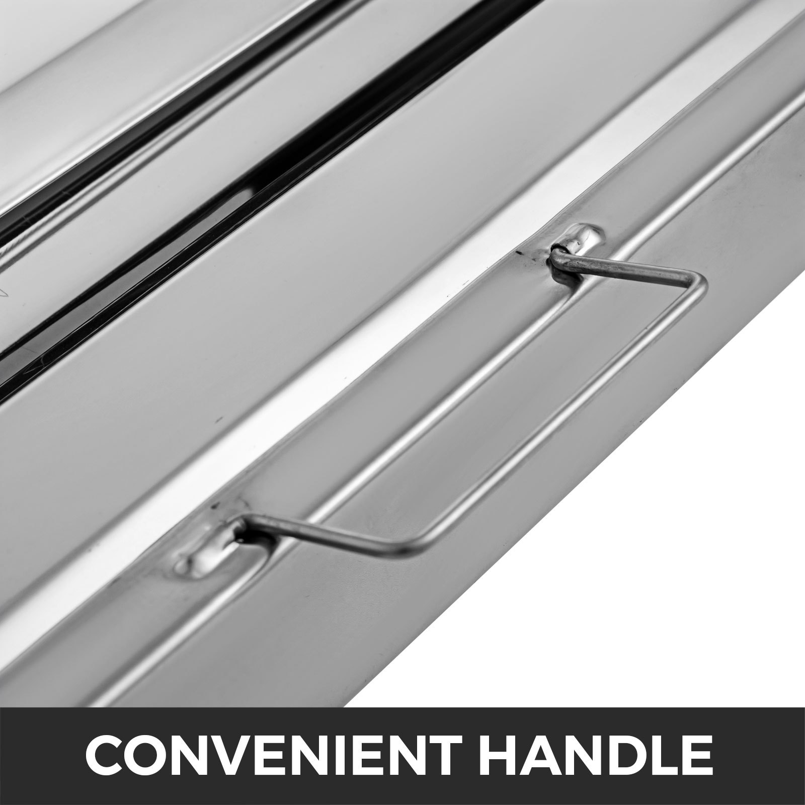 Pack of 6 Commercial Hood Filters, 19.5"x19.5" Stainless Steel Grease Filter