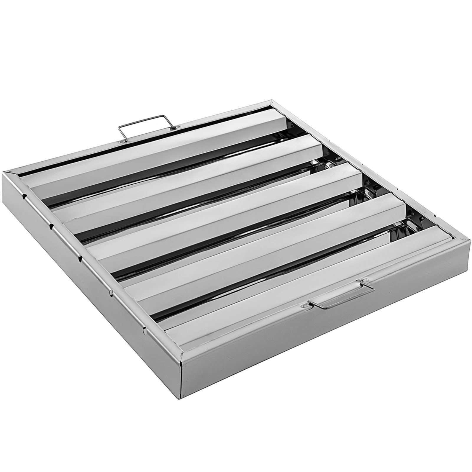 Pack of 6 Commercial Hood Filters, 19.5"x19.5" Stainless Steel Grease Filter