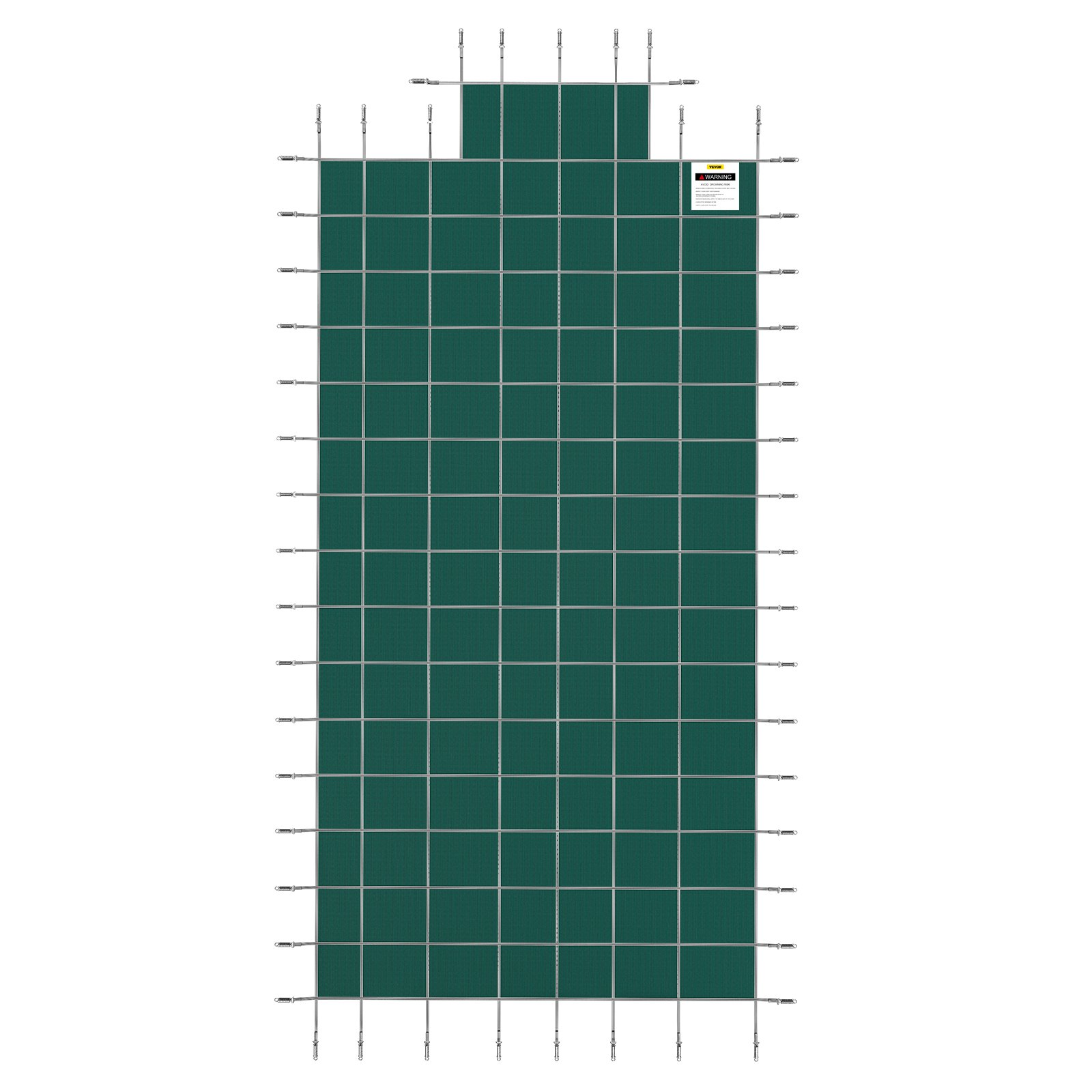 Pool Safety Cover Fits 20x40ft Rectangle Inground Pools, Green