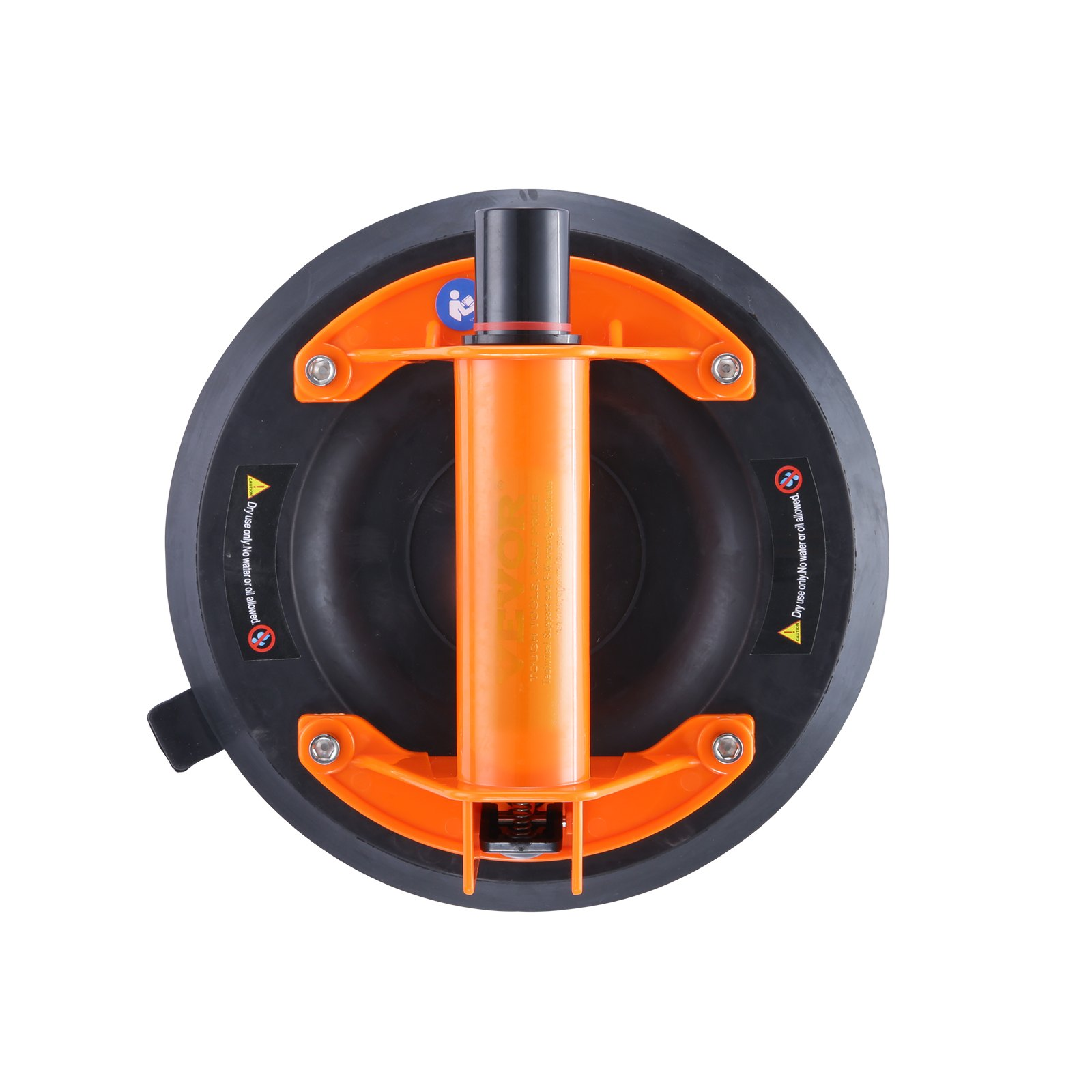 VEVOR Glass Suction Cup, 8" 615 lbs Load Capacity, Wood Panel Lifting