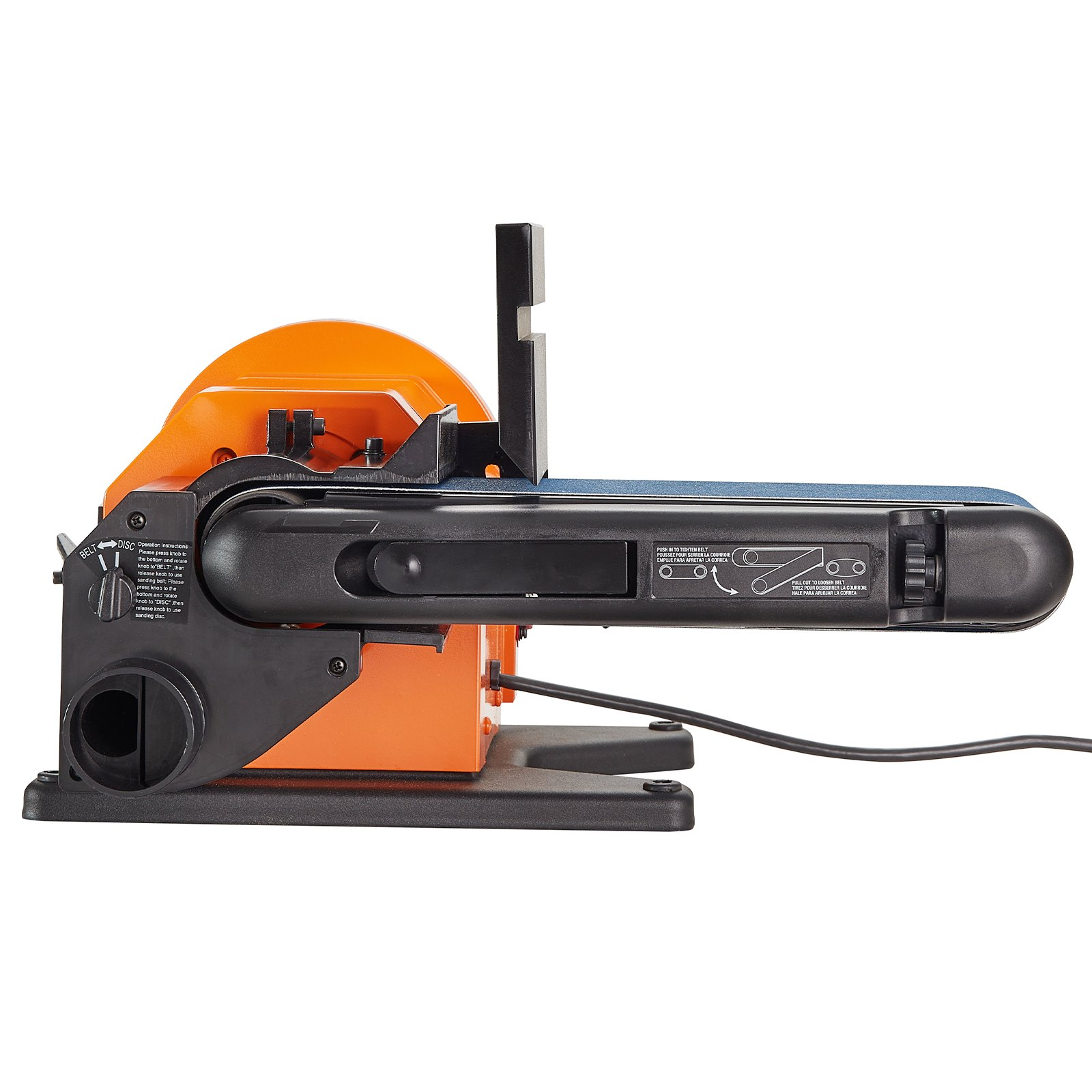 VEVOR Professional Belt Sander, 6" Disc Sander and 4 x 36 in. Belt Sander with 5