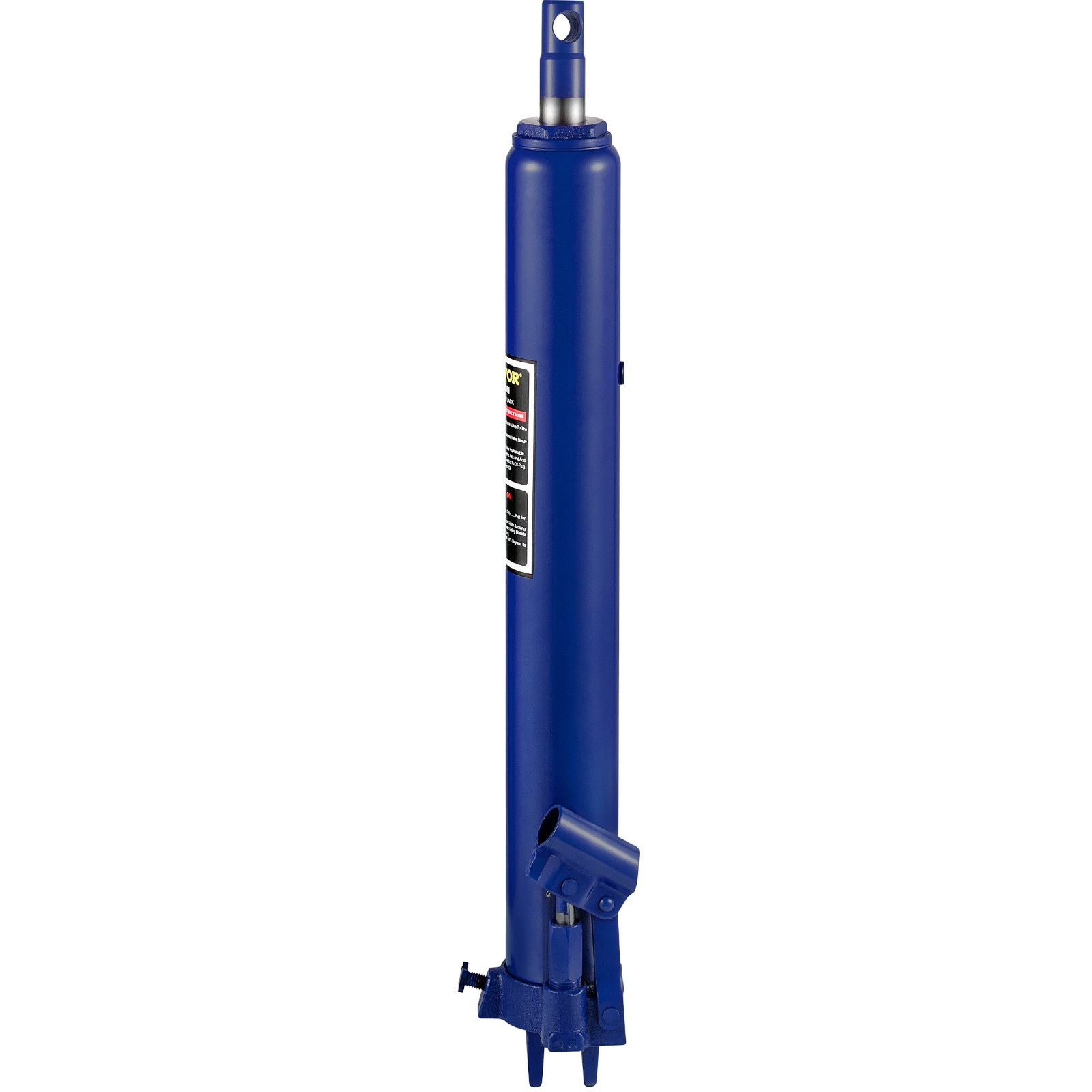 VEVOR Hydraulischer langer Rammenheber, 8 Tonnen/17363 lbs Kapazität, mit Einzelkolbenpumpe und Gabelkopfbasis, manueller Hubarbeitsbühnenheber mit Griff, für Garagen-/Ladenkräne, Motorhubwerk, blau