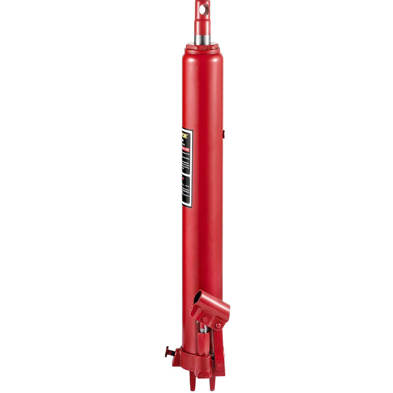 Hydraulic Long Ram Jack, 8 Tons/17363 lbs Capacity, Red