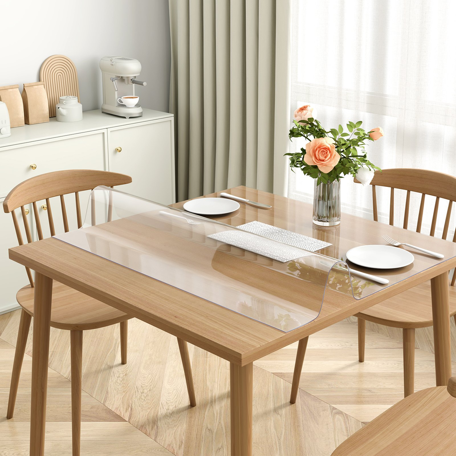 Clear Table Cover Protector, Dining Room Table