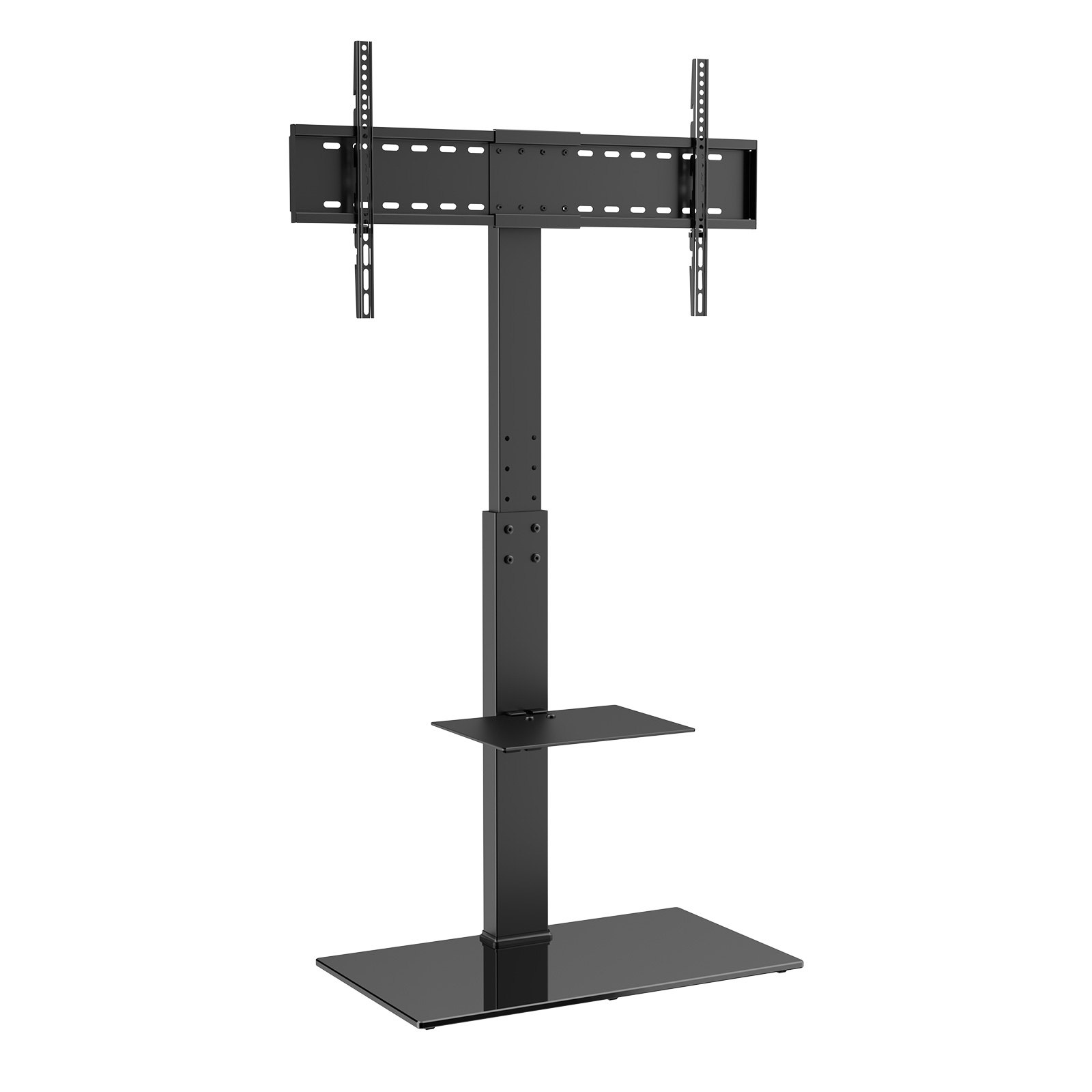 Swivel Tall TV Stand Mount for 32-85 Inch TVs, Height Adjustable Floor Stand wit