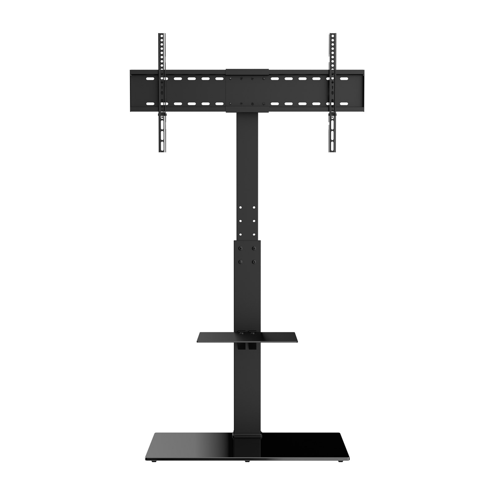 Swivel Tall TV Stand Mount for 32-85 Inch TVs, Height Adjustable Floor Stand wit