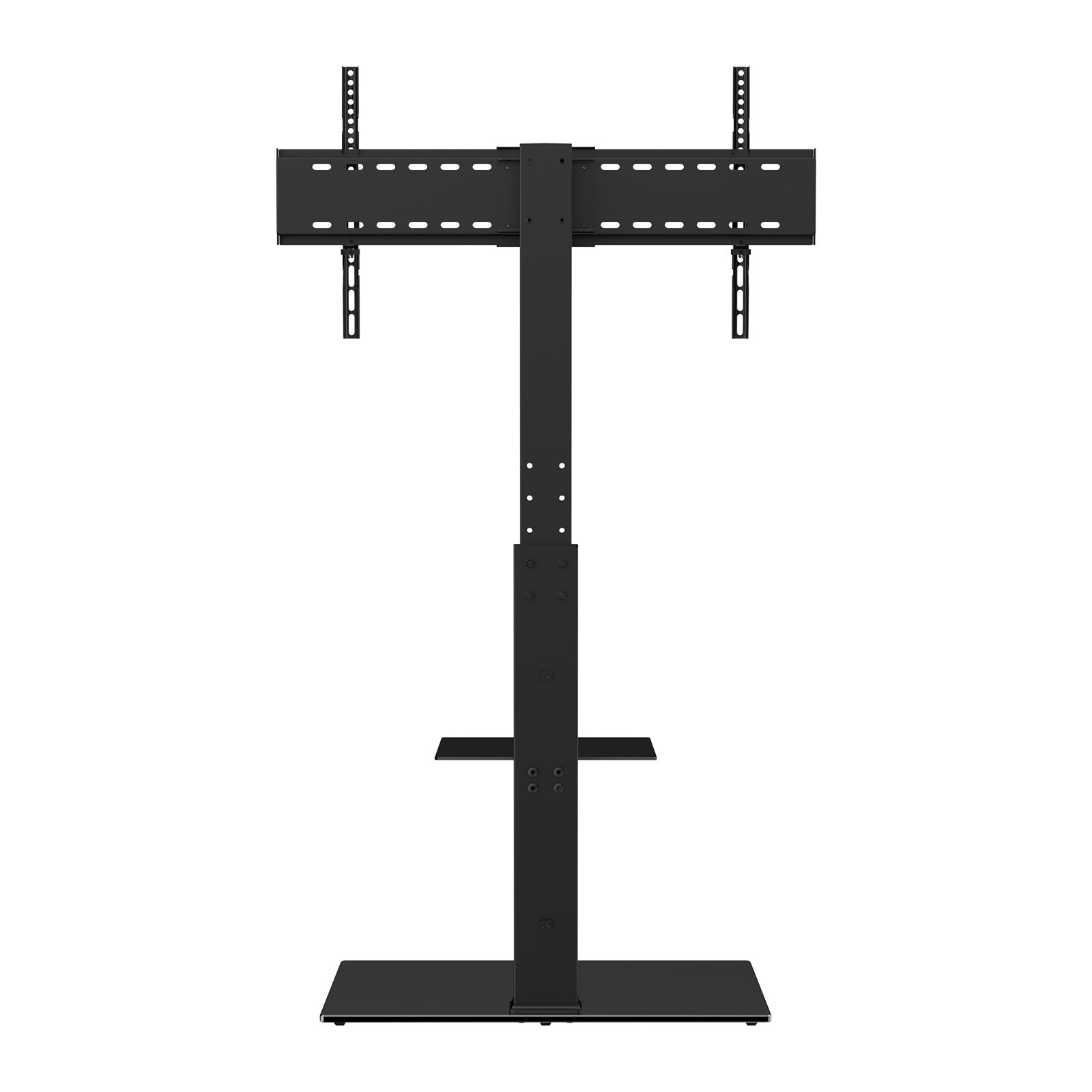 Swivel Tall TV Stand Mount for 32-85 Inch TVs, Height Adjustable Floor Stand wit