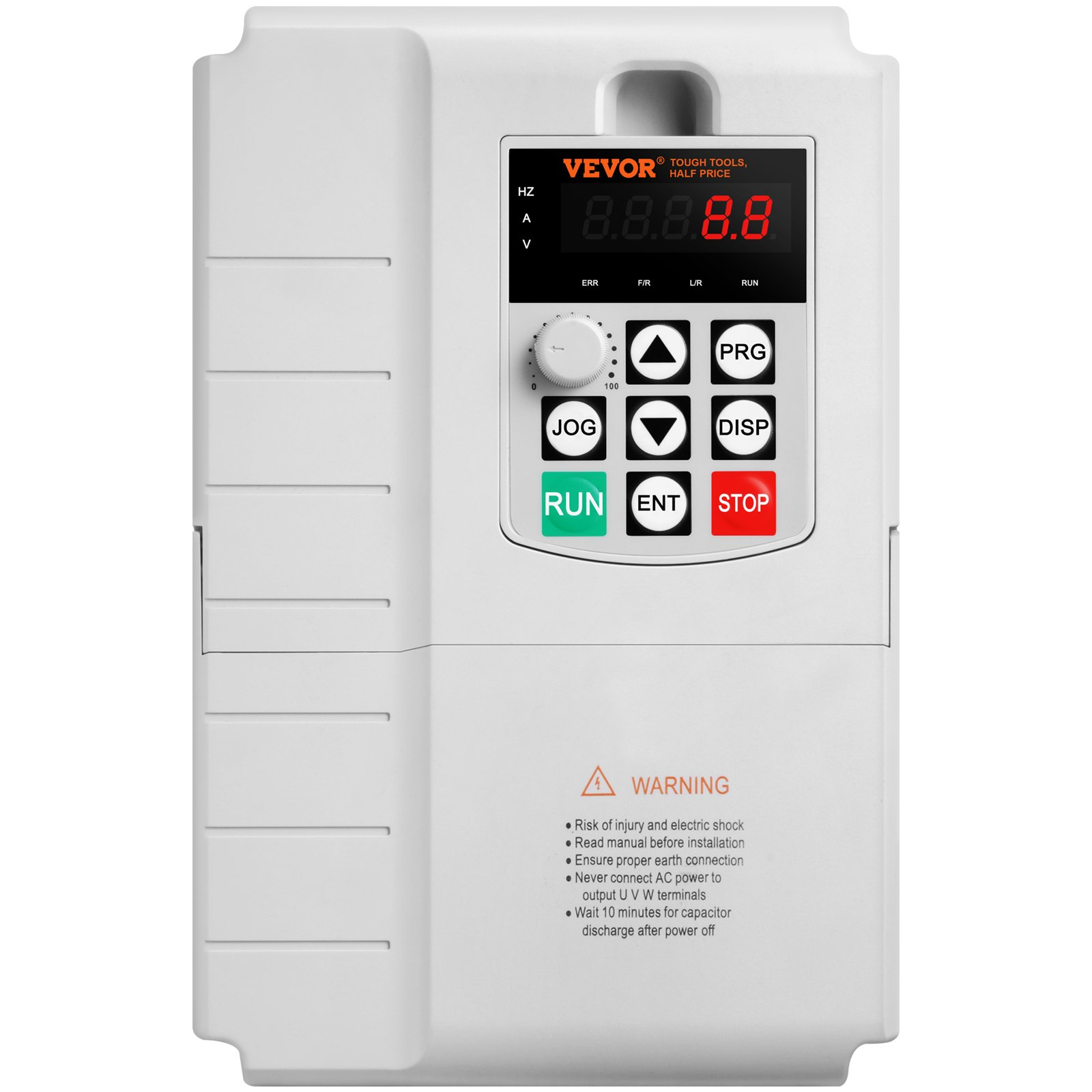 VEVOR VFD 7.5KW, 10HP Variable Frequency Drive for 3-Phase Motor Speed Control