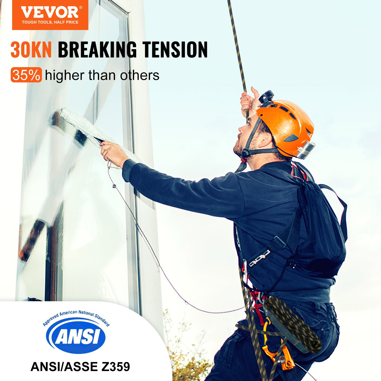 VEVOR Vertical Lifeline Assembly, ANSI Compliant
