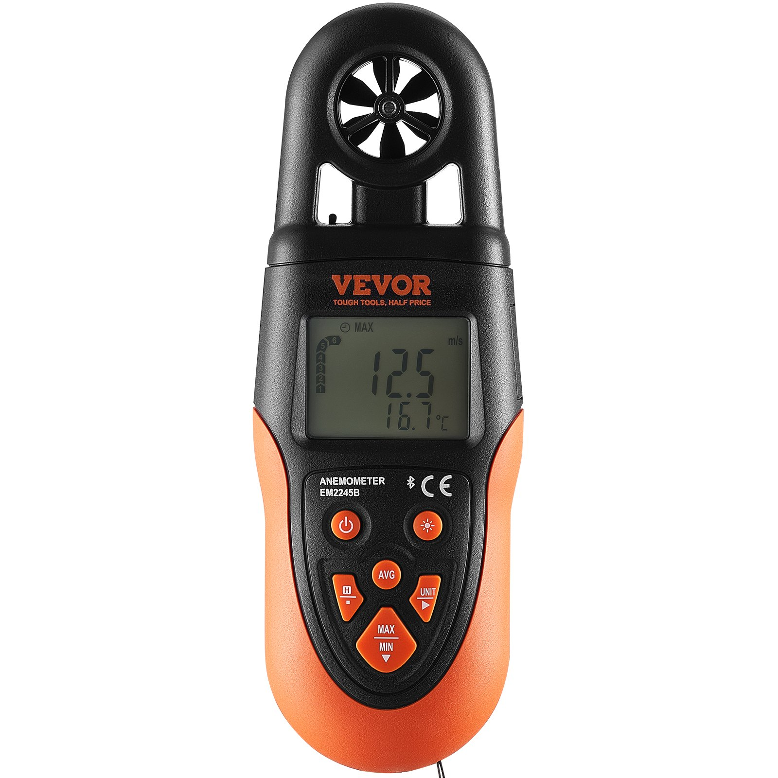 Bluetooth Handheld Anemometer, 14℉-140℉, for Surfing Drone Flying HVAC - Picture 8 of 10