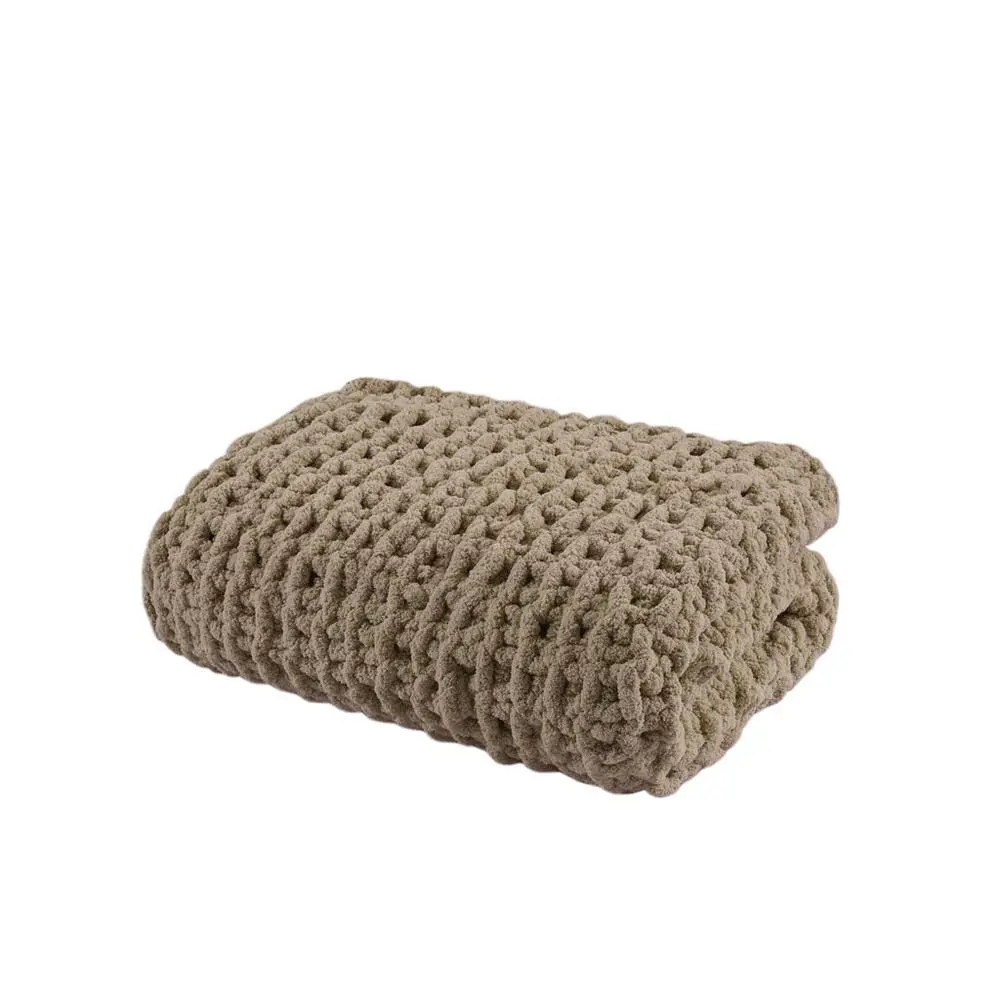Madison Park Chenille Chunky Handcrafted Knit Throw - view 7