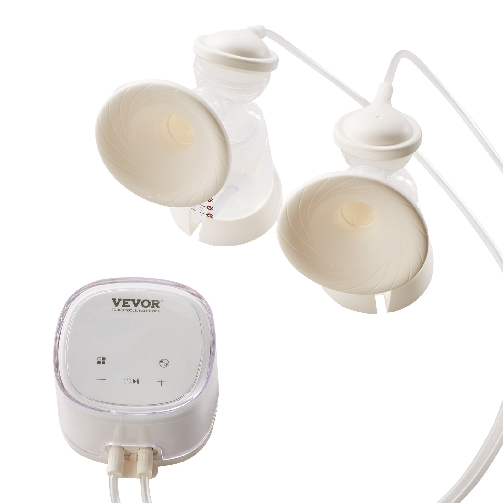 VEVOR Breast Pump Double Electric Breast Pumps 4 Mode & 16 Level 300mmHg Suction - Picture 9 of 10