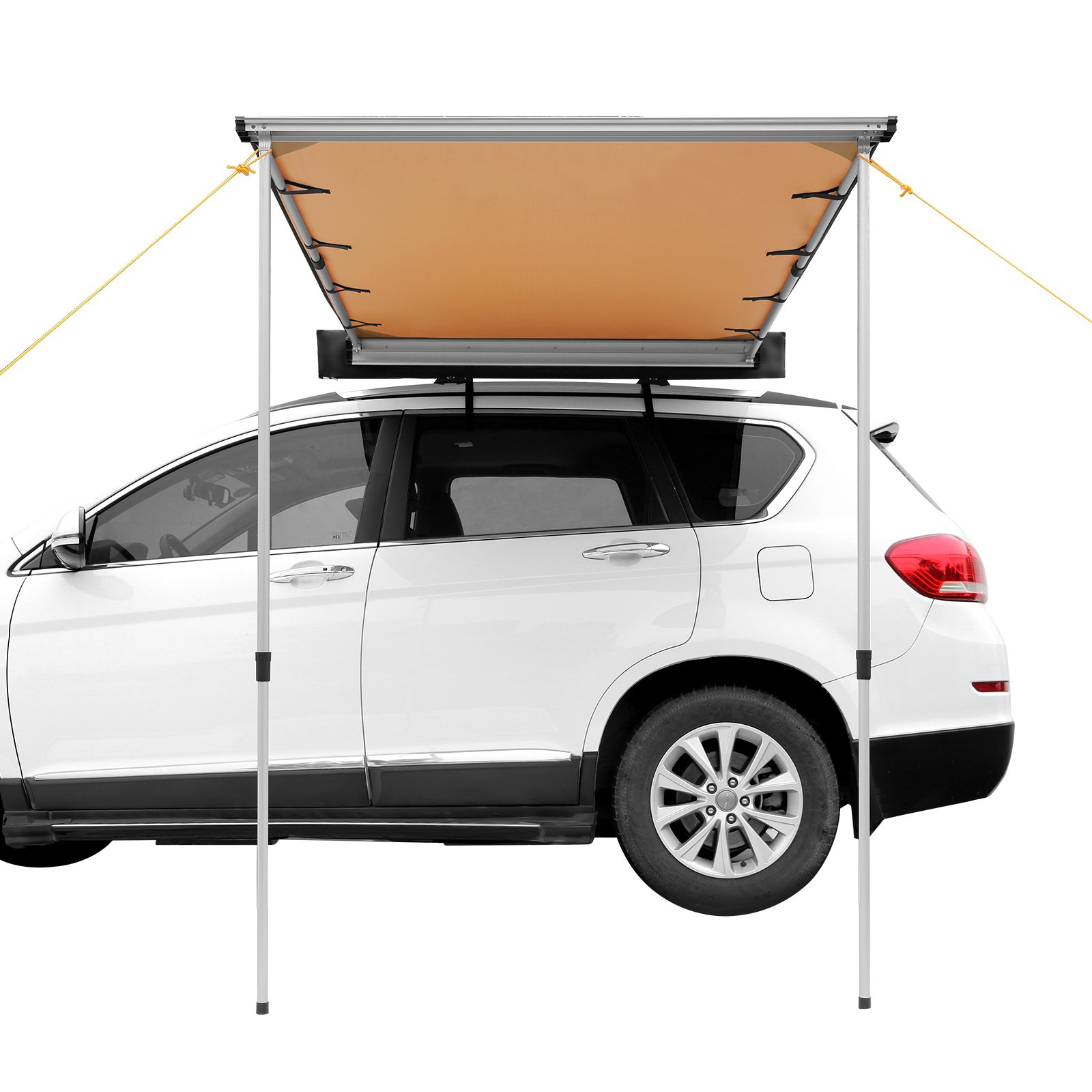 Car Side Awning, Large 6.6' x 8.2' Shade Coverage Vehicle Awning, Campers - Picture 8 of 11