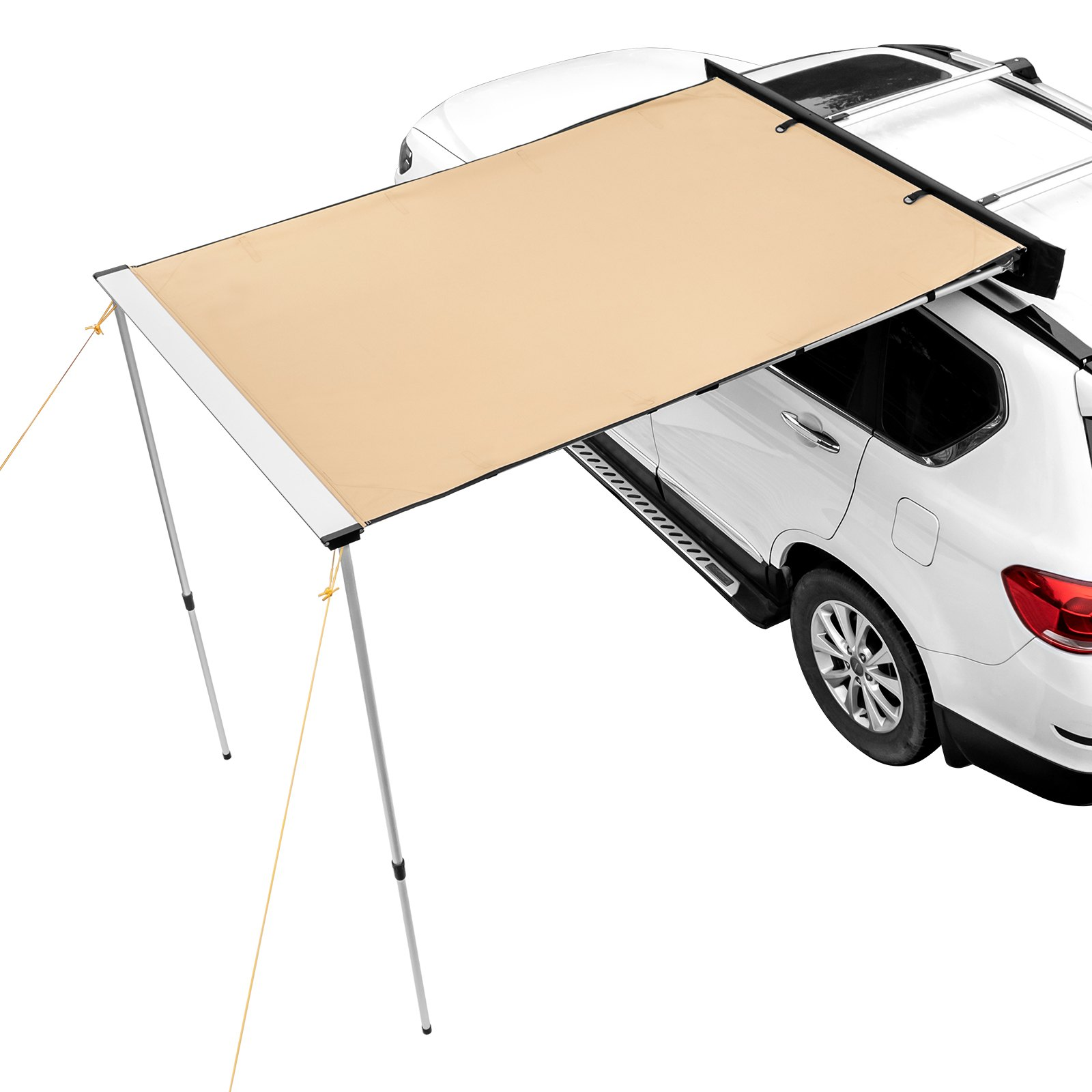 Car Side Awning, Large 6.6' x 8.2' Shade Coverage Vehicle Awning, Campers - Picture 10 of 11