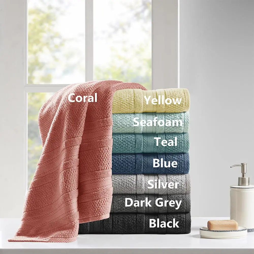 Quick-Dry Plush Cotton Bath Towel Six-Piece Set - view 4