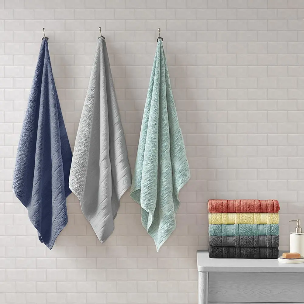 Quick-Dry Plush Cotton Bath Towel Six-Piece Set - view 5