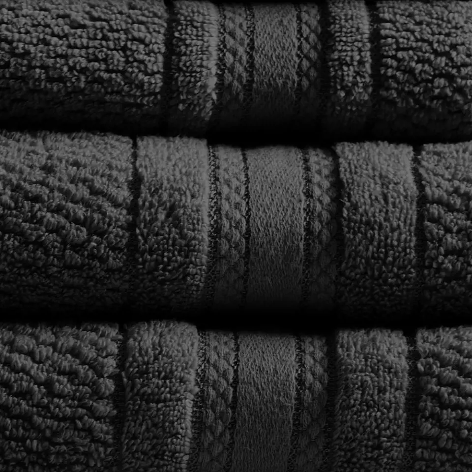 Quick-Dry Plush Cotton Bath Towel Six-Piece Set thumbnail 8
