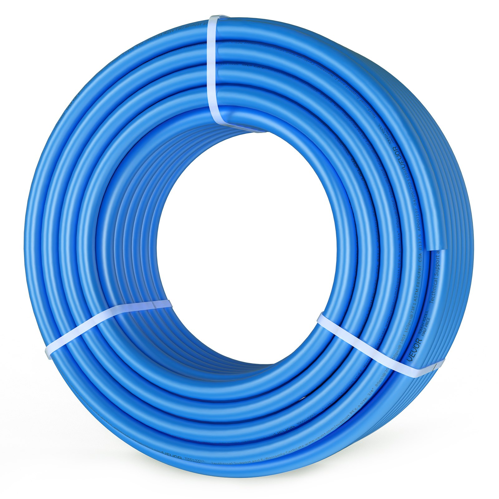 PEX-B Pipe 3/4 Inch, 100 ft Tubing for Hot/Cold Water, Blue