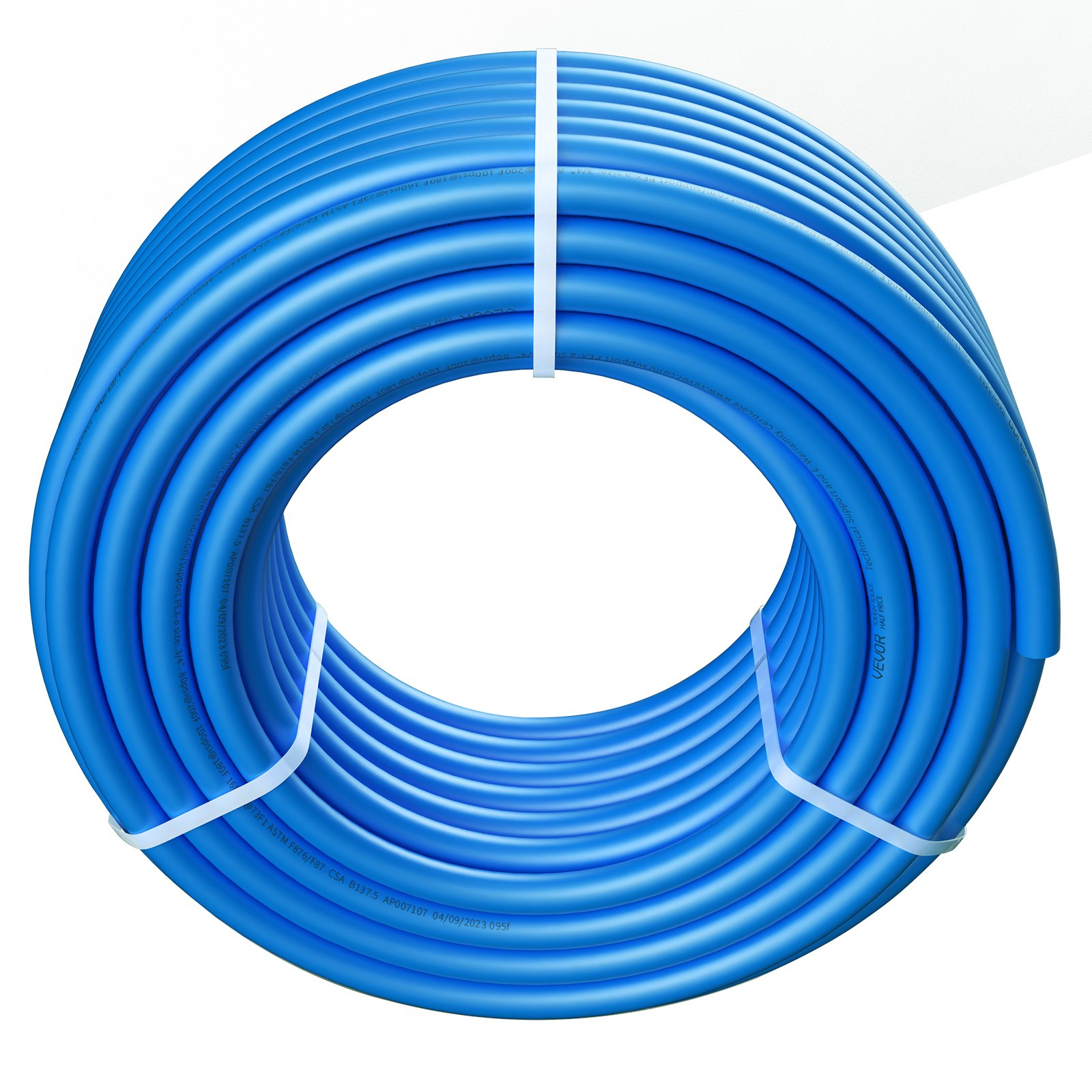 PEX-B Pipe 3/4 Inch, 100 ft Tubing for Hot/Cold Water, Blue