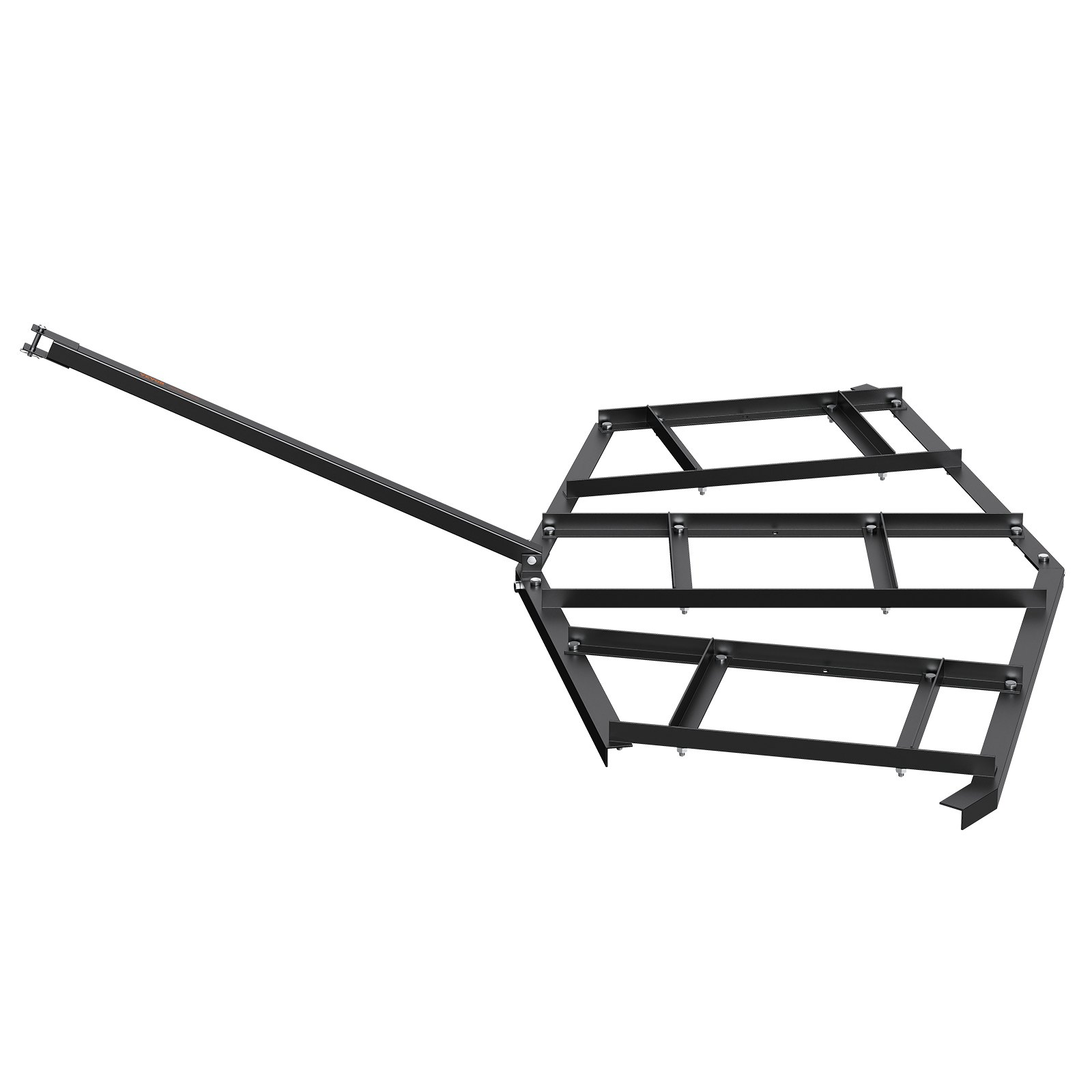 Heavy-Duty 84" Tow Behind Driveway Drag Harrow - Q235 Steel Grader with Adjustab