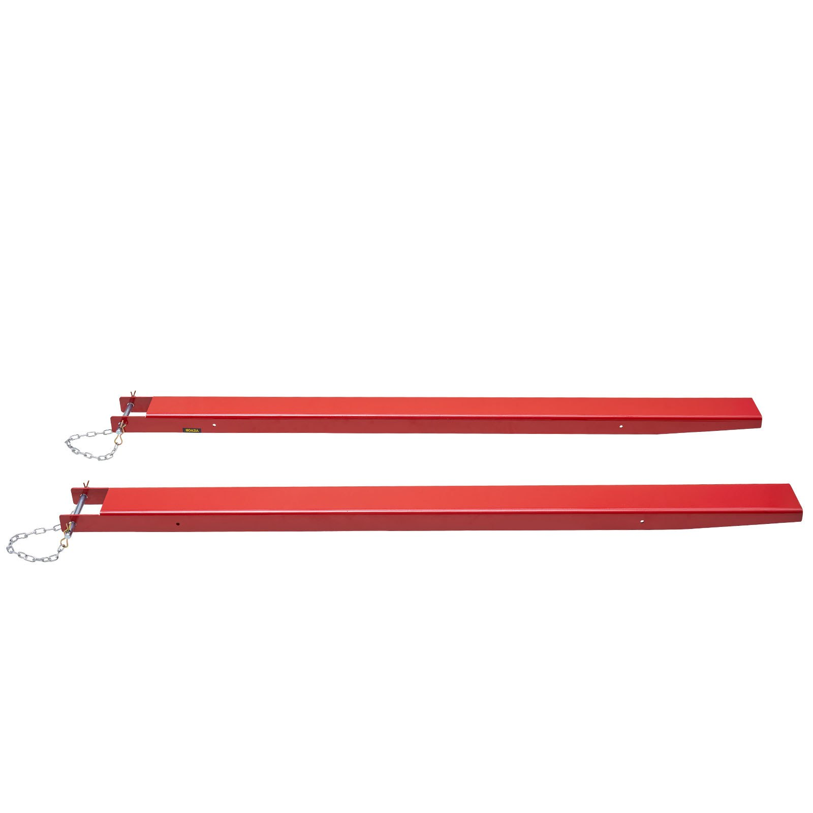 Heavy Duty 82" Carbon Steel Pallet Fork Extensions for Forklift Trucks - Red, 1 - Picture 8 of 10