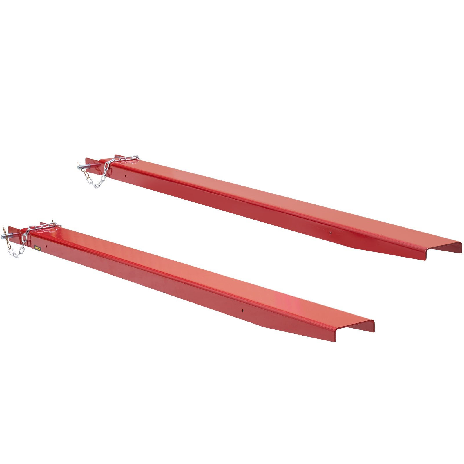 Heavy Duty 82" Carbon Steel Pallet Fork Extensions for Forklift Trucks - Red, 1 - Picture 10 of 10