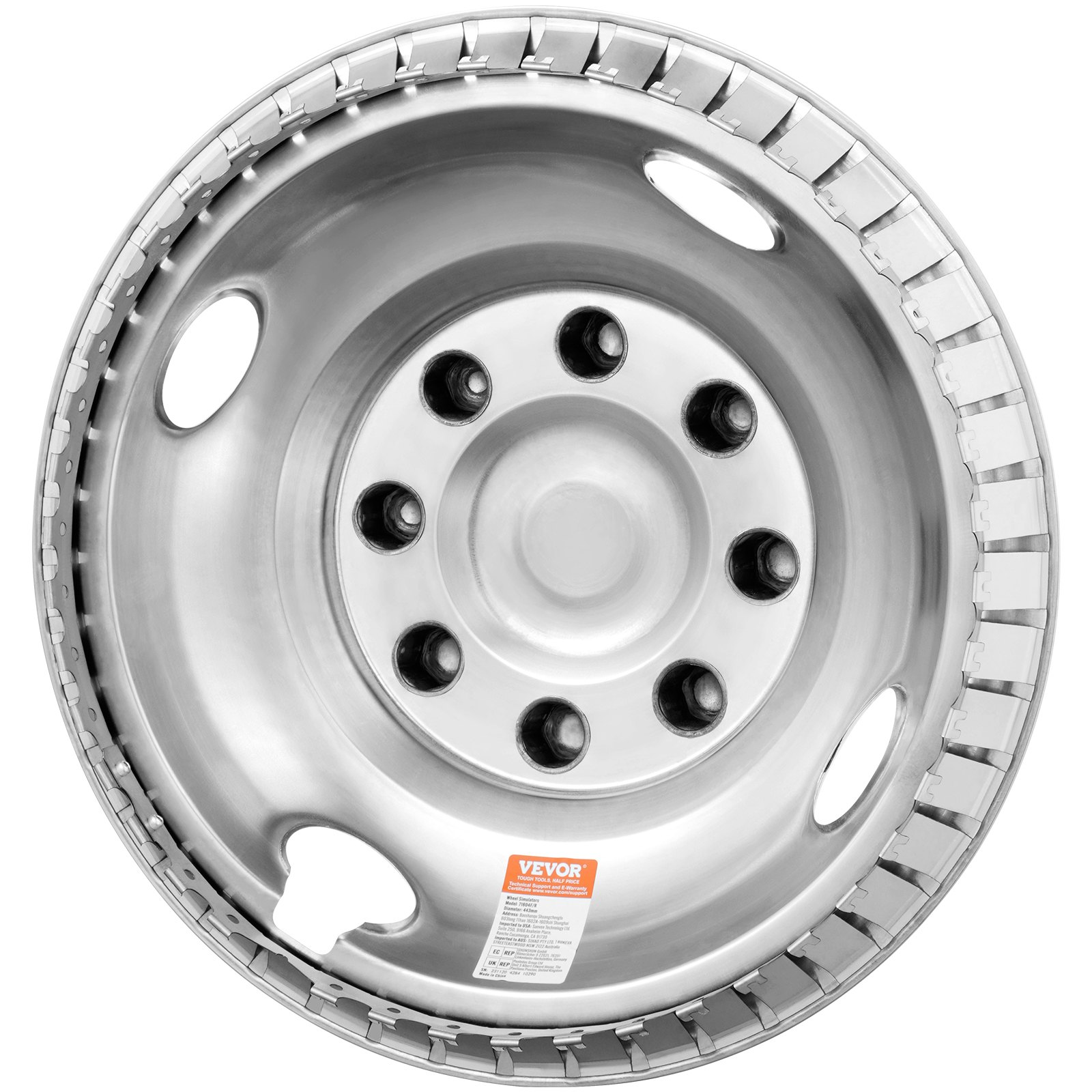 4PCS 16-inch Wheel Simulators 304 Stainless Steel Covers for Ford F350 1974-1998 - Picture 9 of 10