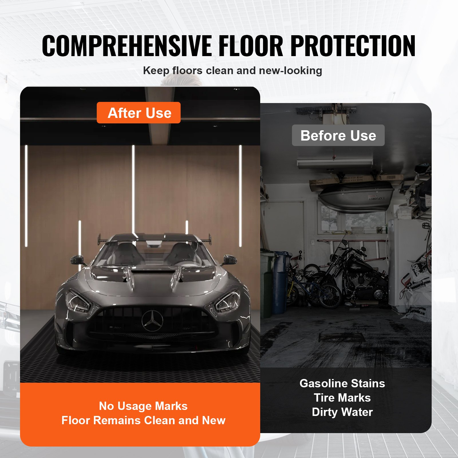Diamond-Plate Rubber Flooring Roll, 3mm x 4ft x 10ft - Durable SBR Rubber Mat fo - Picture 6 of 10