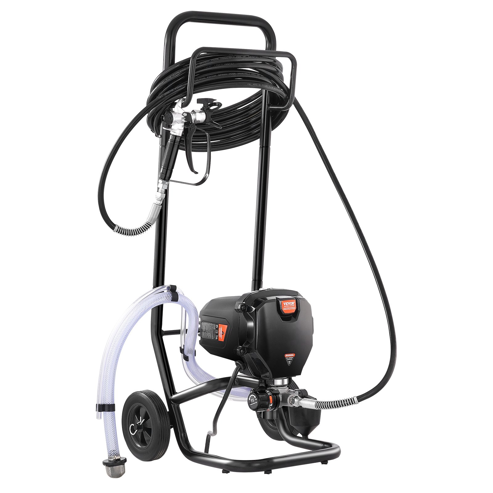 VEVOR 750W Stand Airless Paint Sprayer, 3000PSI High Efficiency Electric Airless