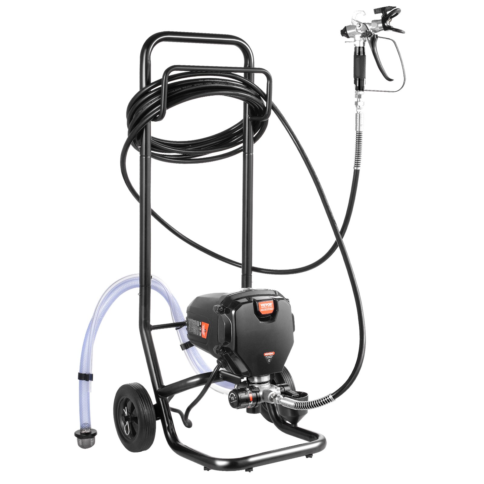 VEVOR 750W Stand Airless Paint Sprayer, 3000PSI High Efficiency Electric Airless