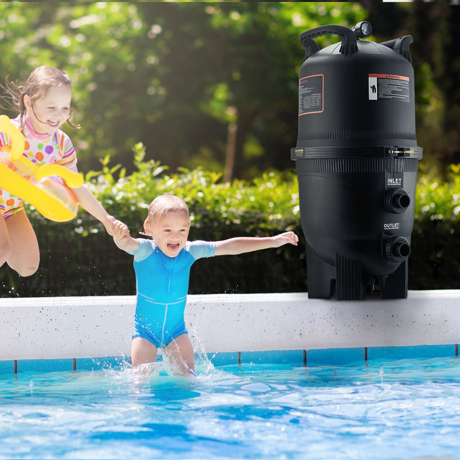 Cartridge Pool Filter, Inflatable Pool