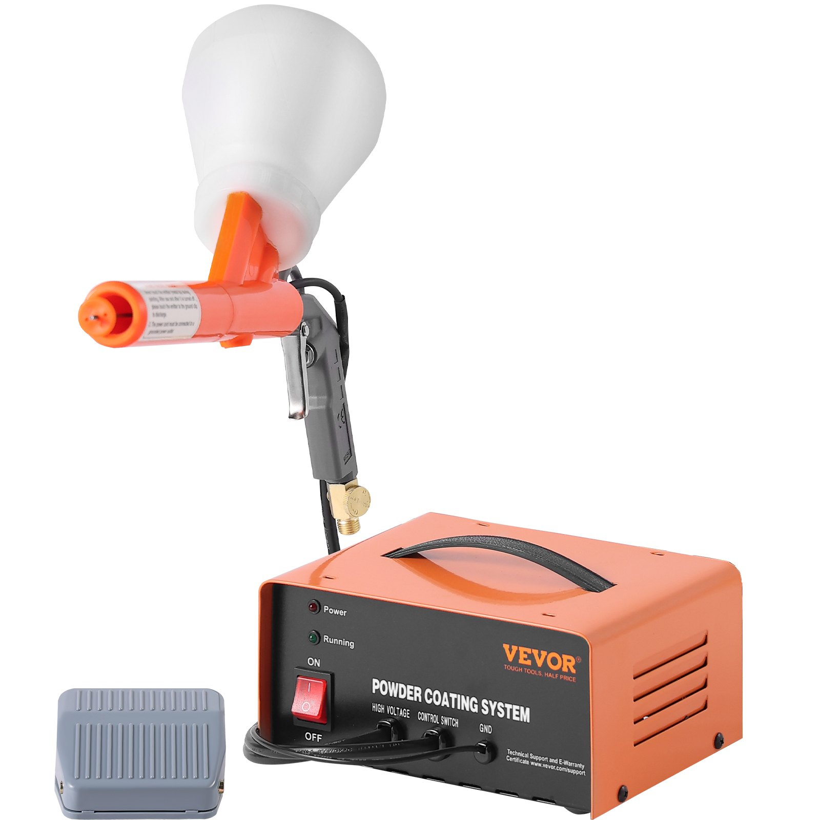 Powder Coating System - 50KV Electrostatic Output Powder Coating Kit for Home DI