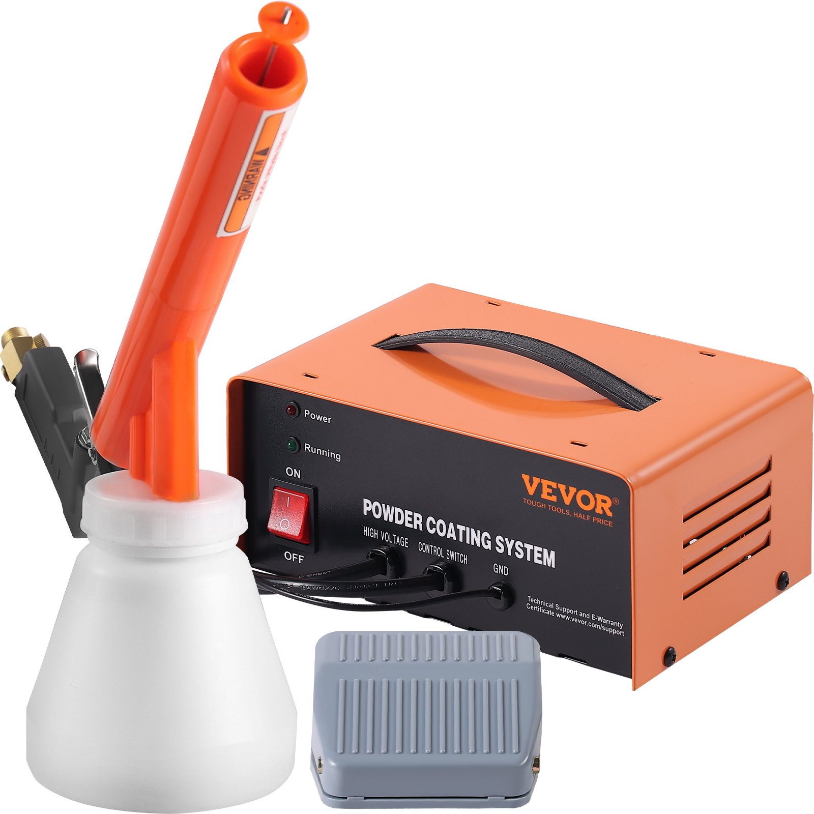 Powder Coating System - 50KV Electrostatic Output Powder Coating Kit for Home DI