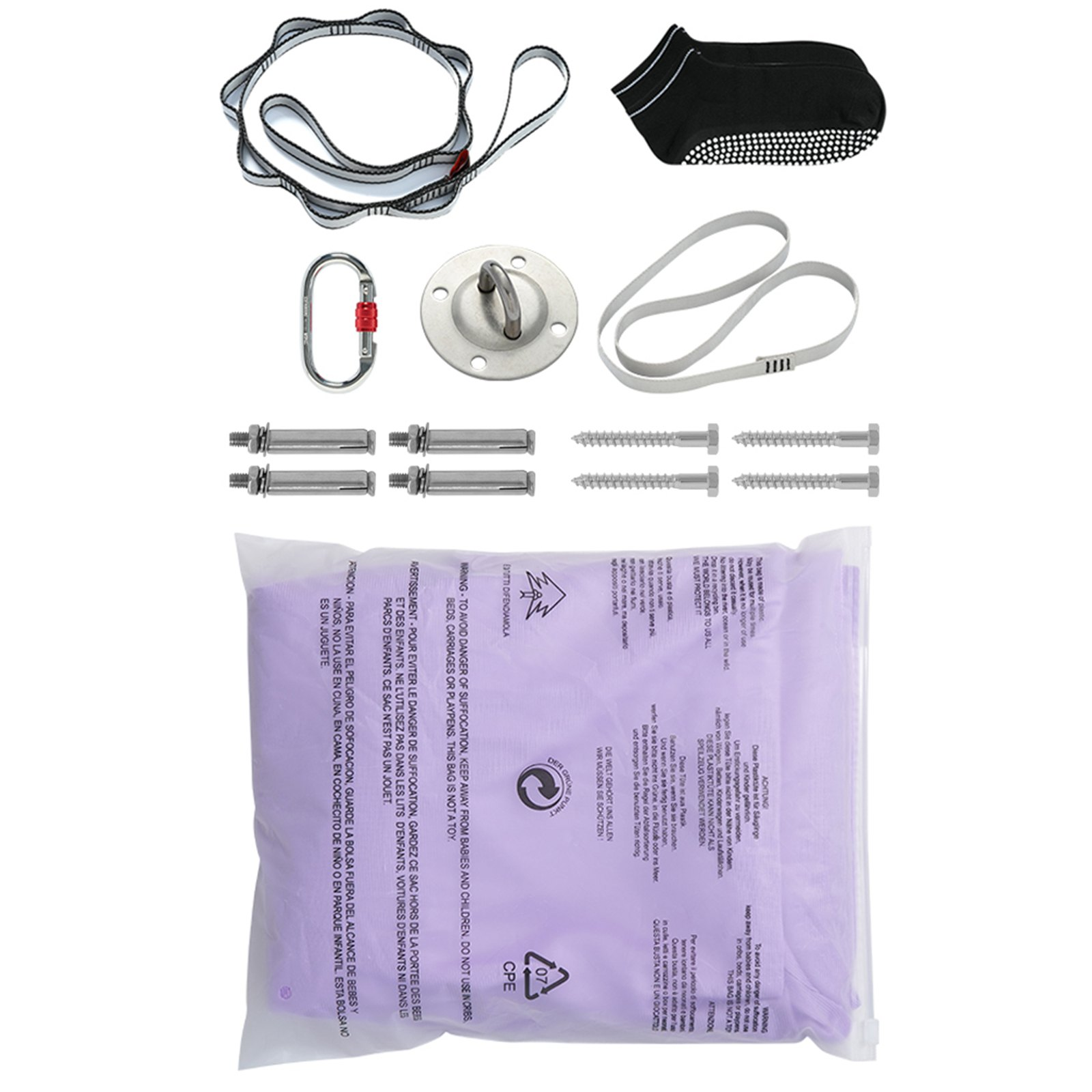Sensory Swing for Kids, Purple - Therapy Swing for Children with Special Needs - Picture 12 of 12