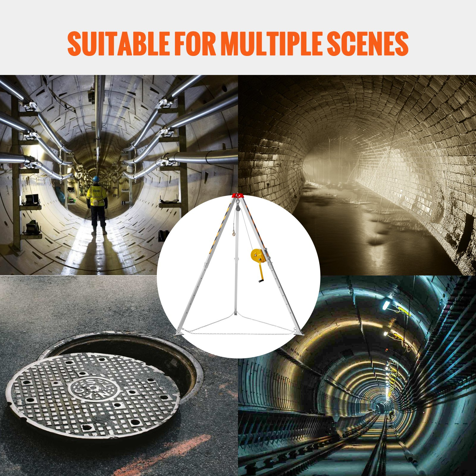 Confined Space Tripod Kit, Storage Bag