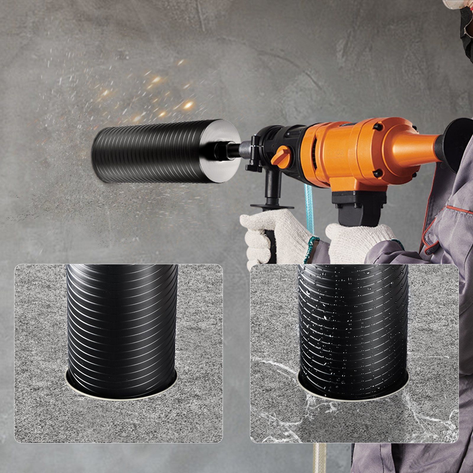 Core Drill Bit, Laser Welding