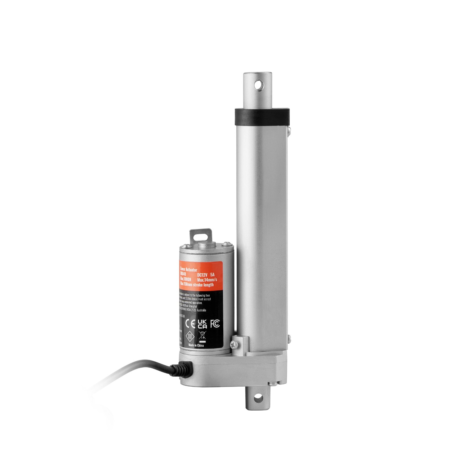 VEVOR Linearantrieb 12V, 4 Zoll High Load 330lbs/1500N Linearantrieb, 0,19"/ - Bild 8 von 10