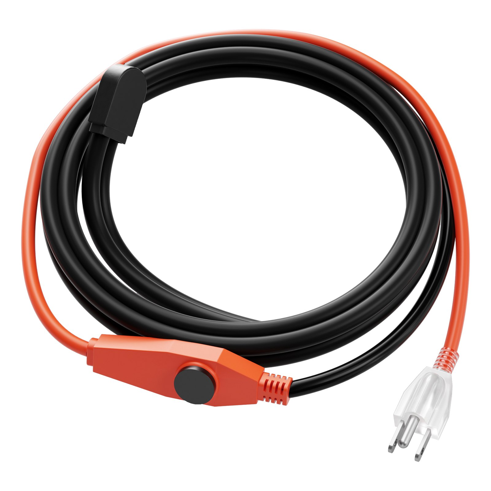 Cable de calefacción de tuberías 6 pies 7 W/ pies cinta térmica para tuberías con termostato incorporado - Imagen 9 de 10