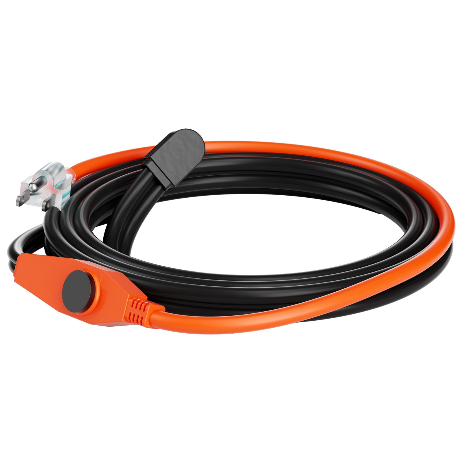 Cable de calefacción de tuberías 6 pies 7 W/ pies cinta térmica para tuberías con termostato incorporado - Imagen 10 de 10