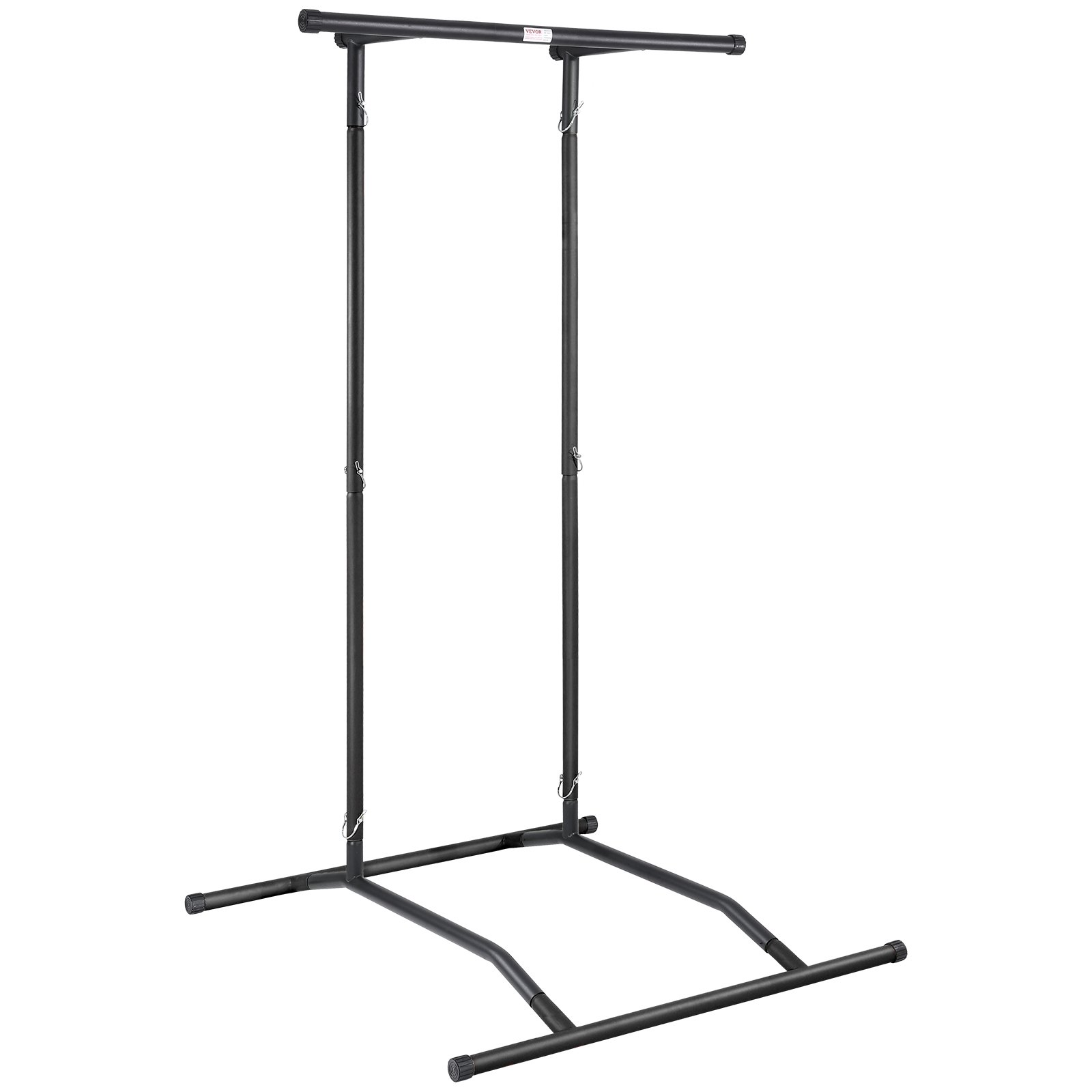 Power Tower Dip Station, Adjustable Pull Up Bar, 220 lbs Capacity, Black