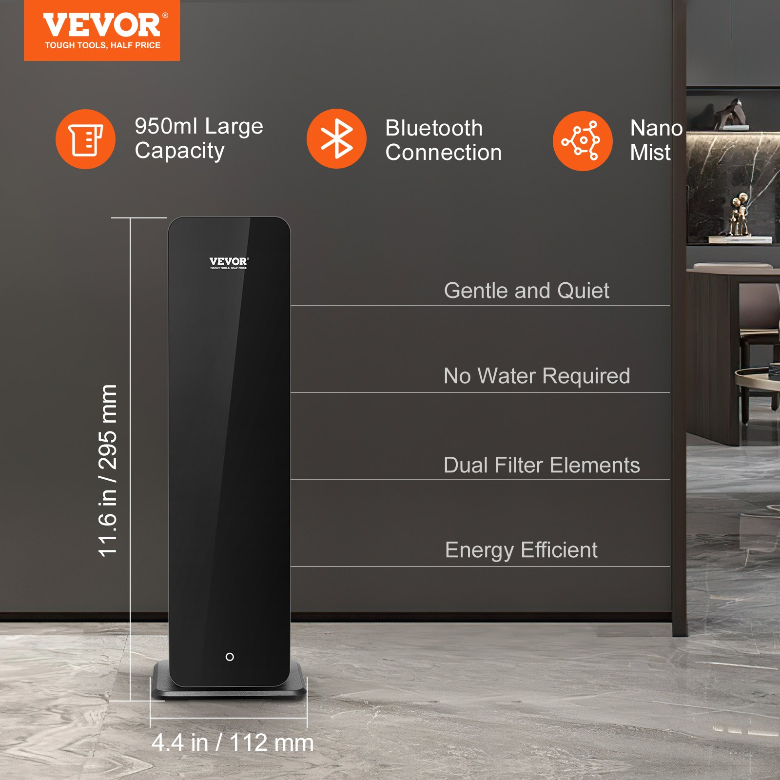 Scent Air Machine for Home, 950ml Bluetooth Smart Cold Air Diffuser, Hotel