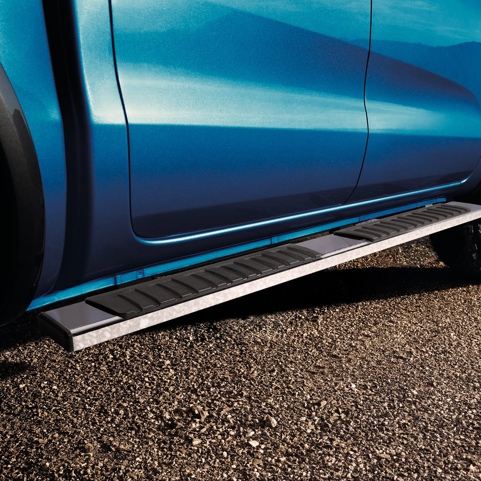 6'' Running Boards for 2019-2024 Chevy/GMC Crew Cab, 201 Steel, 500LB, 2PCS - Picture 7 of 12