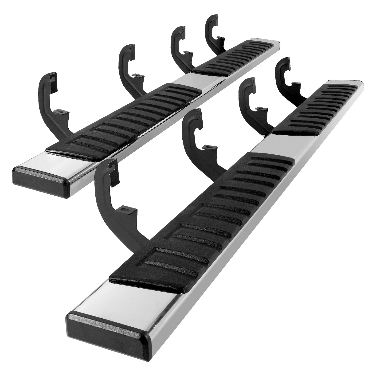 6'' Running Boards for 2019-2024 Chevy/GMC Crew Cab, 201 Steel, 500LB, 2PCS - Picture 9 of 12