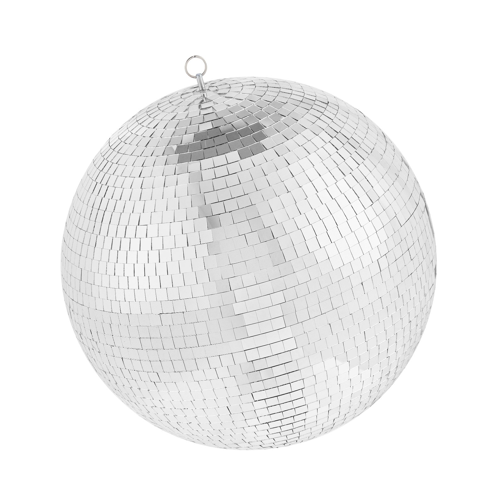 Mirror Disco Ball 20 In Silver Party Large Disco Ball with Hanging Ring