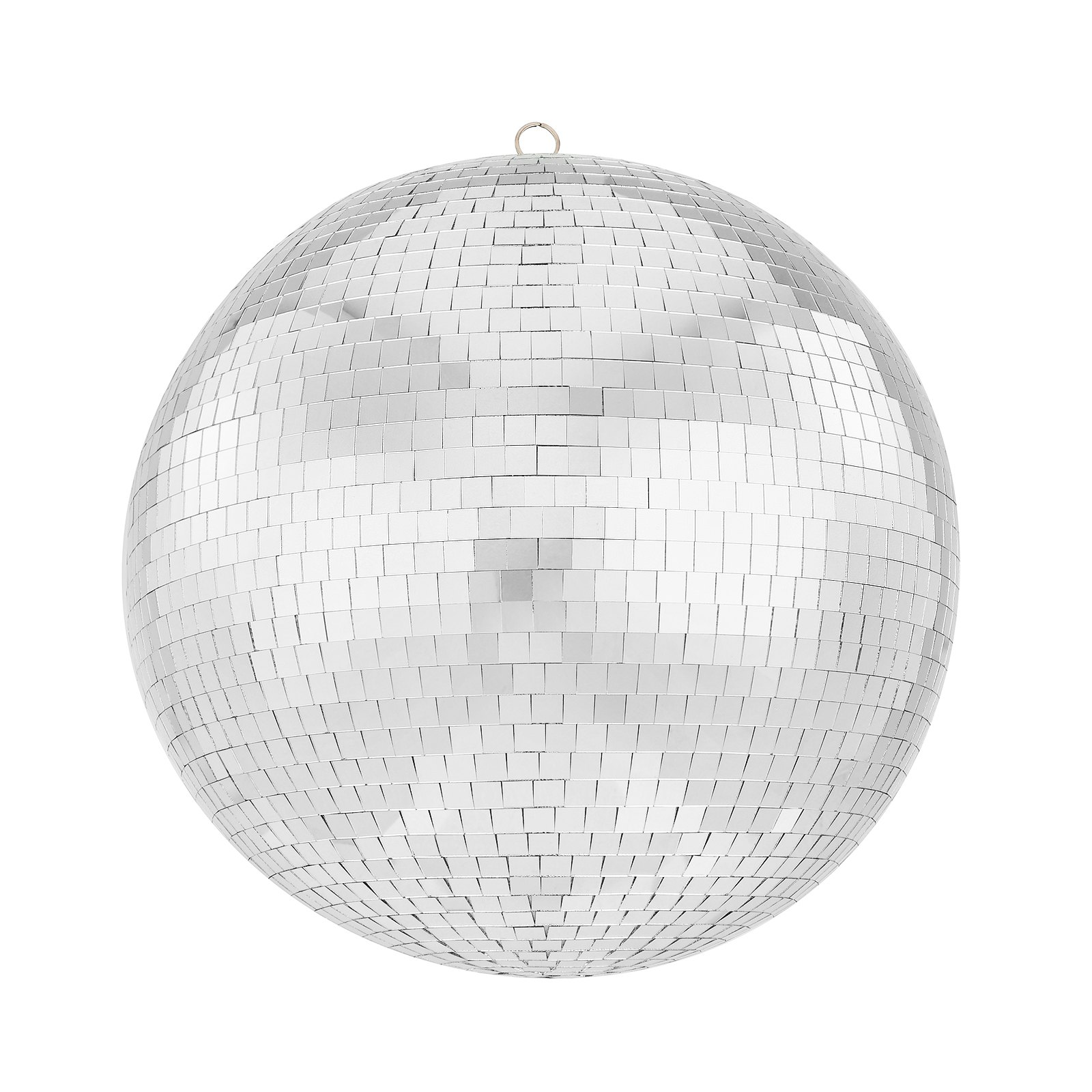 Mirror Disco Ball 20 In Silver Party Large Disco Ball with Hanging Ring