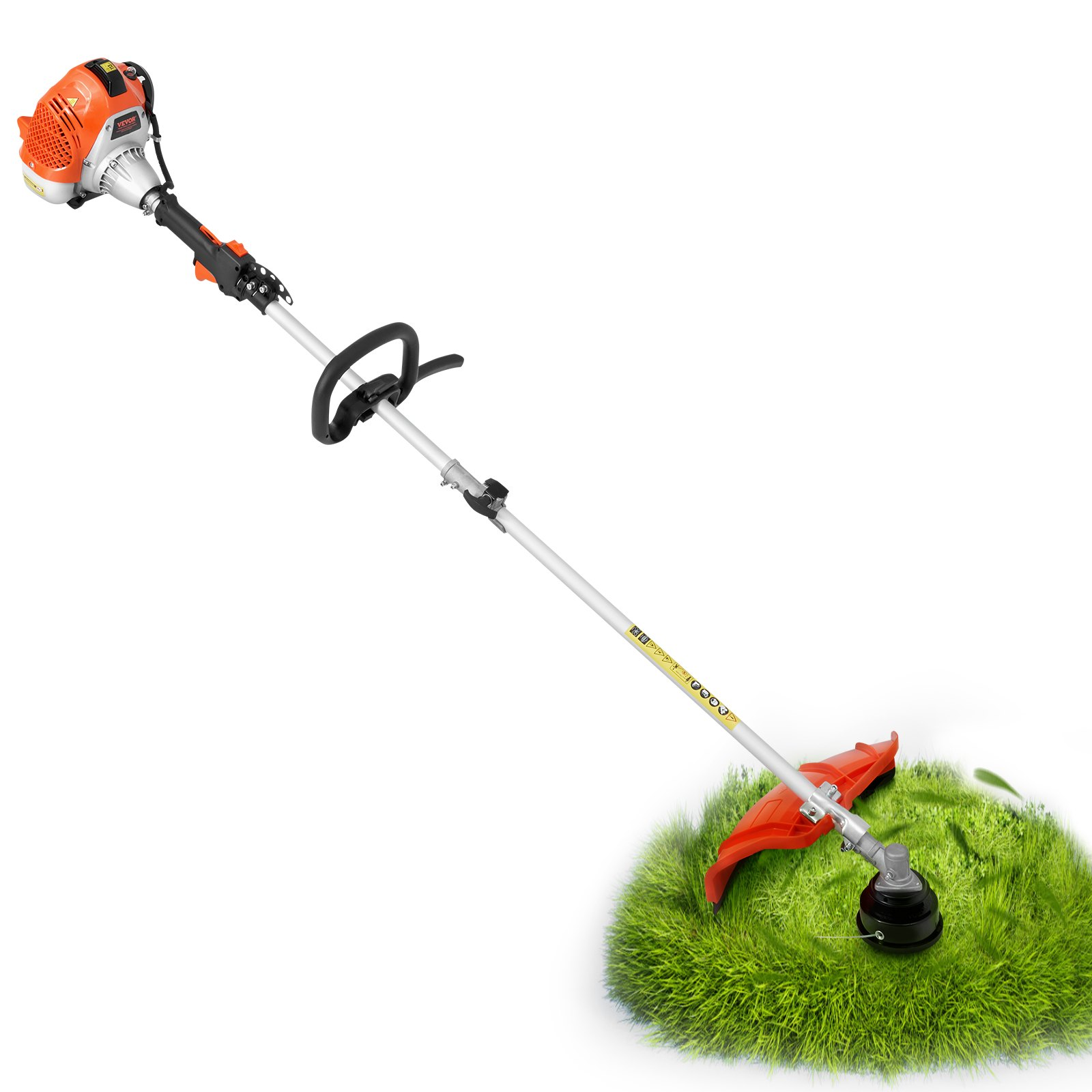 Cordless String Trimmer 16.9" 25.2CC 2-Stroke Gas Powered Grass Trimmer