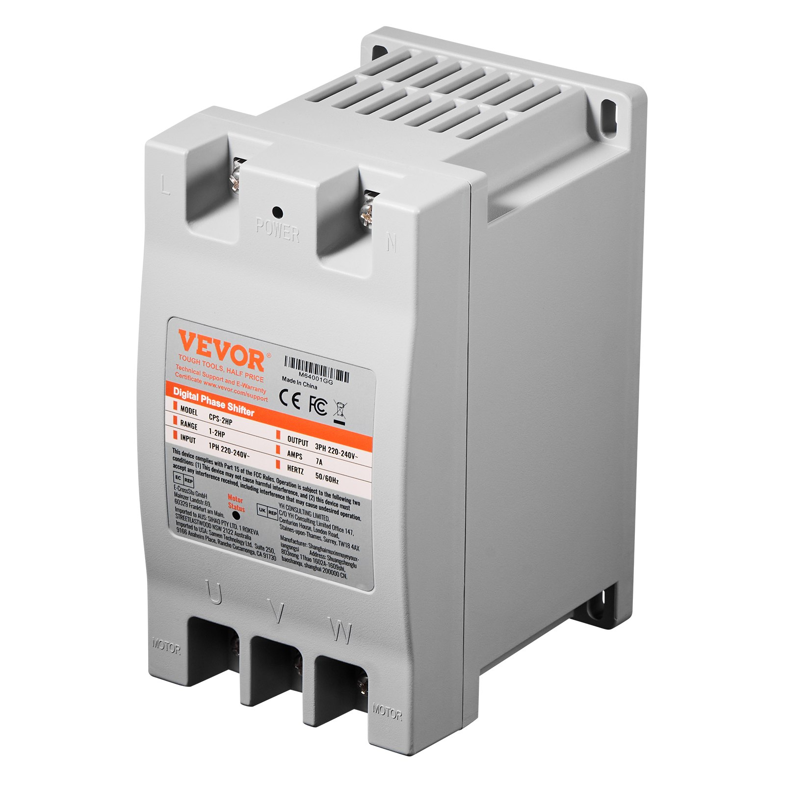 3 Phase Converter 2HP 7A 220V Single to 3 Phase 220V-240V Input/Output - Picture 10 of 10
