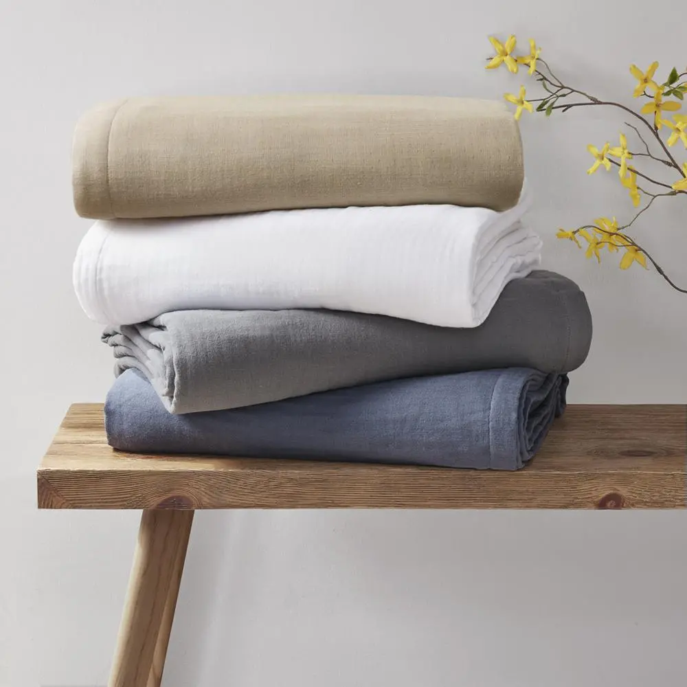 Three-Layer Cotton Gauze Breathable Tan Blanket - view 1
